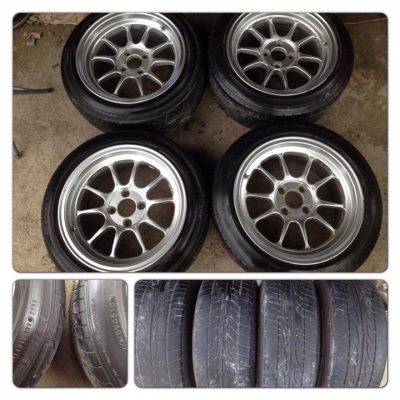 ขายแม็กมือ2 Ray RF1(Kspeed) ขอบ15 กว้าง8 ออฟ 25 +ยางปี10กับ11 11,900 B ถูก