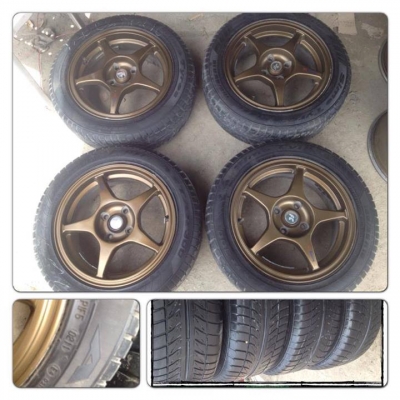 ขายแม็กมือ2ขอบ15 ลายPro2 4 รู100+ยาง ปี11ราคา 8500 บาทถูก