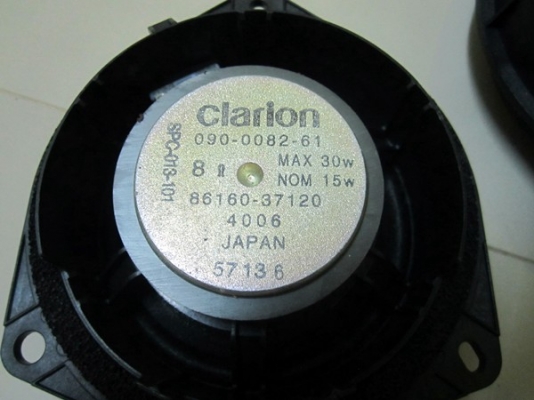 ขายลำโพง  clarion japan แท้ติดรถ