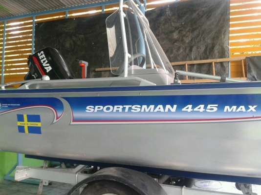 ขายเรืออลู Linder sportsman 445 max พร้อมเครื่อง Selva 30 แรงม้า 2 จังหวะสวยๆครับ ขายเรืออลู Linder sportsman 445 max พร้อมเครื่อง Selva 30 แรงม้า 2 จังหวะสวยๆครับ