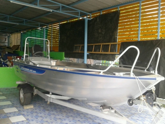 ขายเรืออลู Linder sportsman 445 max พร้อมเครื่อง Selva 30 แรงม้า 2 จังหวะสวยๆครับ ขายเรืออลู Linder sportsman 445 max พร้อมเครื่อง Selva 30 แรงม้า 2 จังหวะสวยๆครับ