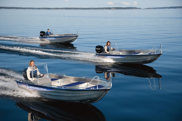 ขายเรืออลู Linder sportsman 445 max พร้อมเครื่อง Selva 30 แรงม้า 2 จังหวะสวยๆครับ