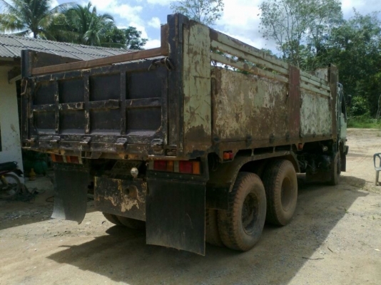 รถบรรทุกสิบล้อ HINO ไฮเทค 2 เพลา ดัมพ์. ปี39 (FM3M) เครื่อง240 แรงม้า (M10C). เครื่องดี ยางดี ซัซซี่ไม่ผุ. ขายตามสภาพ 1,100,000