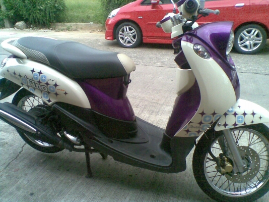 ขาย Fino ปี55 สีม่วง ขาว ขาย Fino ปี55 สีม่วง ขาว