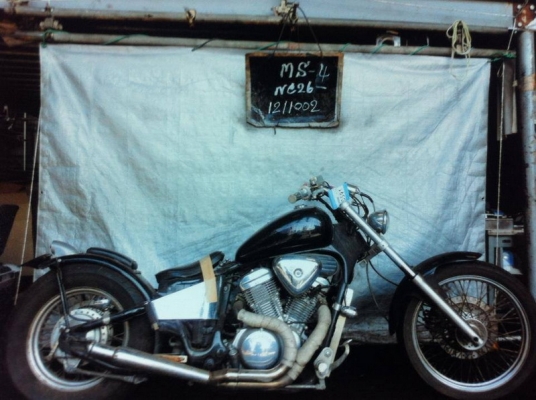 steed 400 แต่ง old school