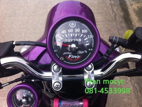 ขายyamaha fino สีม่วงดำ ปี2555 ขายyamaha fino สีม่วงดำ ปี2555