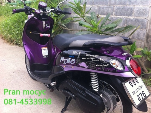 ขายyamaha fino สีม่วงดำ ปี2555 ขายyamaha fino สีม่วงดำ ปี2555