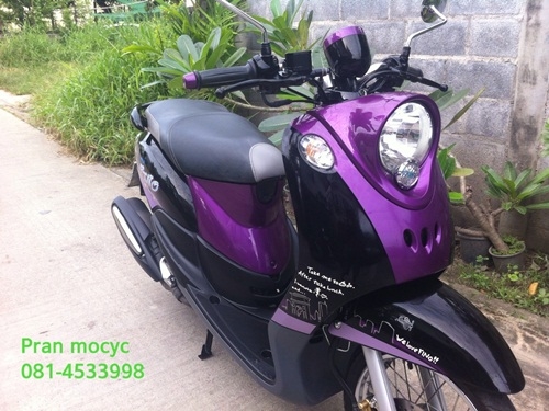 ขายyamaha fino สีม่วงดำ ปี2555 ขายyamaha fino สีม่วงดำ ปี2555
