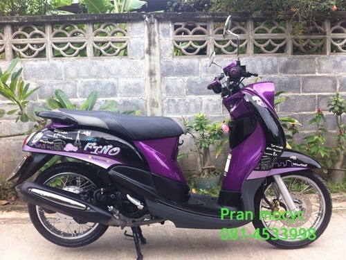 ขายyamaha fino สีม่วงดำ ปี2555 ขายyamaha fino สีม่วงดำ ปี2555
