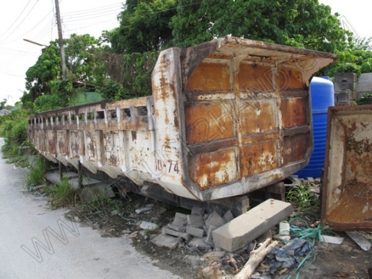 กระบะดั๊มพ์ สำหรับใส่รถบรรทุก 10 ล้อ