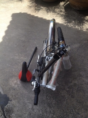 รถจักรยาน สามารถพกพา พับได้ ใหม่ป้ายแดง(ซื้อมาเมื่อ 15-8-56)