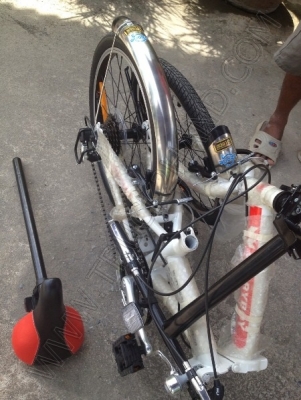 รถจักรยาน สามารถพกพา พับได้ ใหม่ป้ายแดง(ซื้อมาเมื่อ 15-8-56)