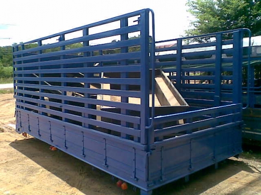 ขายกะบะุคาร์โก้ 6ล้อถอดจากอีซูซุ NPR กว้าง 2.10เมตร ยาว 4.30เมตร