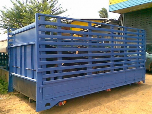 ขายกะบะุคาร์โก้ 6ล้อถอดจากอีซูซุ NPR กว้าง 2.10เมตร ยาว 4.30เมตร