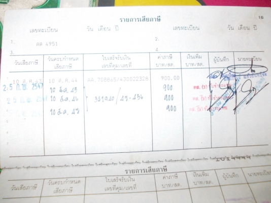 ชุดทะเบียนครบๆVW T2เลี้ยวล่าง เดอลุก เล่ม เลขชัลซ๊ เพลส