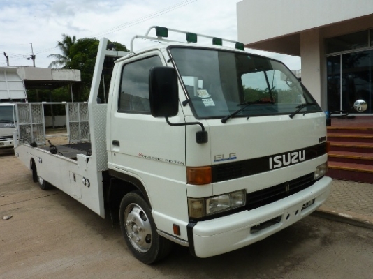 ขายรถนำเข้าญี่ปุ่น อีซูซุ NPR ตาหวาน 115HP 4 สูบ 6 ล้อ เทลเลอร์พื้นเรียบท้ายลาด สนใจโทร 083-3121666 เฮียสรรชัย เซียงกงนครปฐม