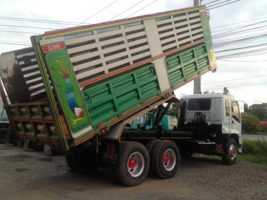 ขายรถบรรทุกสิบล้อดั๊มพ์ Isuzu Euro 1 เครื่อง 270 แรง ด.คอกเกษตร