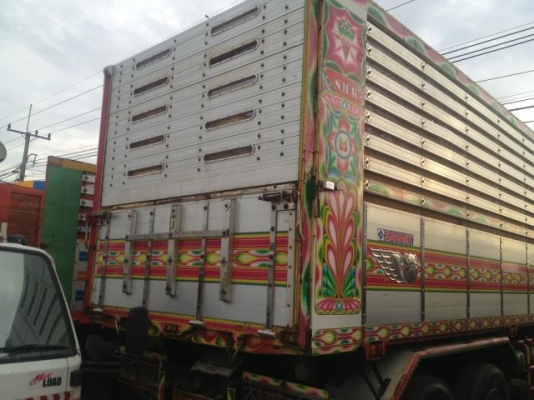 ขายรถบรรทุกสิบล้อดั๊มพ์ Isuzu Deca 360 แรง จด ธันวา 52 มีระบบลากพ่วง ด.คอกเกษตร