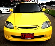 Honda Civic โฉมตาโต VTEC สีเหลือง แต่งซิ่ง ถูกโคตร Honda Civic โฉมตาโต VTEC สีเหลือง แต่งซิ่ง ถูกโคตร