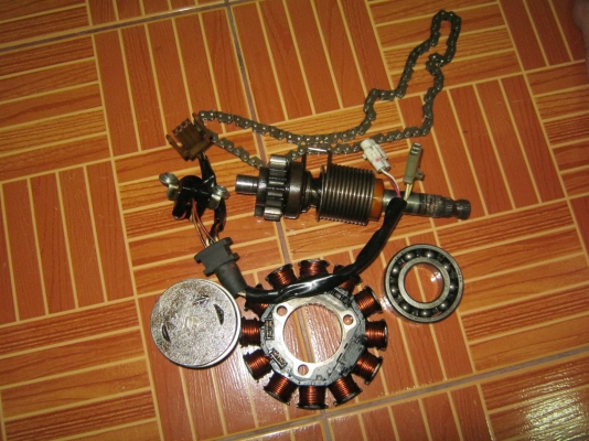 ขายอะไหล่สปาร์ค110 กล่องไฟมีโอ กันสาดe-car 500ทุกชิ้นจ้า