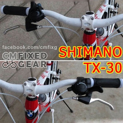 ขายรถจักรยานเสือภูเขา BMW Mountain Bike 21-Speed สีแดง