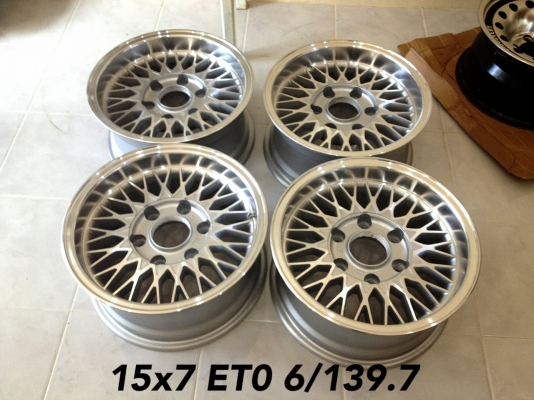 ขายล้อ Rial Germany ขอบ 15x7 ET0 6/139.7 ออฟลึก สภาพสวยเหมือนใหม่