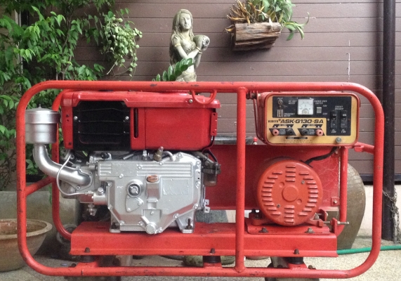 ขายไดปั่นไฟ 3 กิโลวัตต์ คูบูต้า ใช้น้ำมันดีเชล