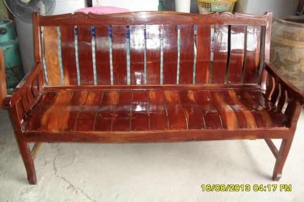 ขายเก้าอี้ม้านั่งยาวไม้สัก