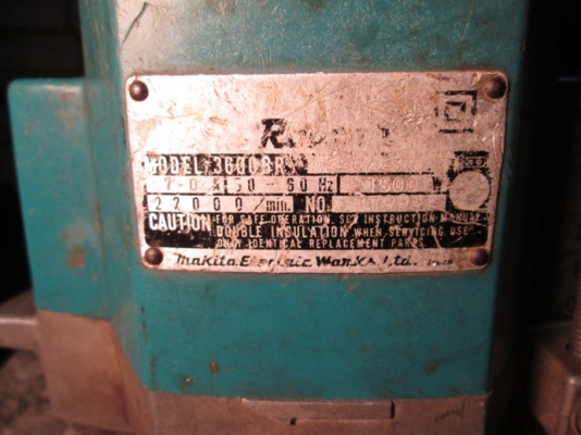 makita รุ่น3600 Made in japan แท้ ราคา 2800 บาท