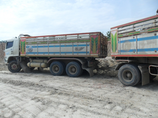 Hino Mega 320 CNG 6 ถัง แม่ลูก อู่พงษ์ไพบูรย์บ้านโปงพร้อมใช้ มี 7 พ่วง