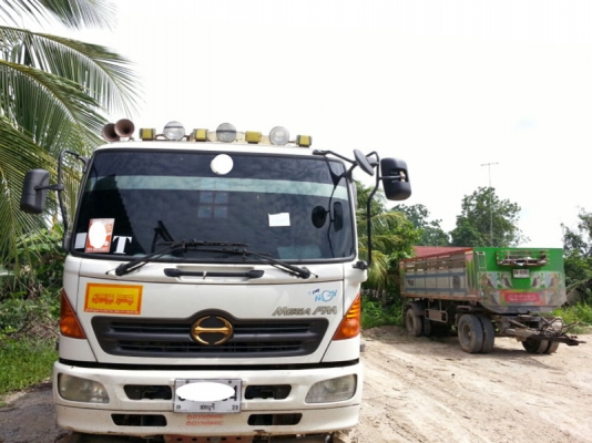 Hino Mega 320 CNG 6 ถัง แม่ลูก อู่พงษ์ไพบูรย์บ้านโปงพร้อมใช้ มี 7 พ่วง