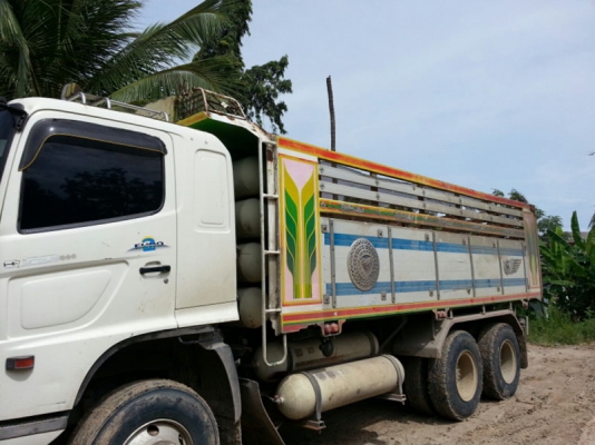 Hino Mega 320 CNG 6 ถัง แม่ลูก อู่พงษ์ไพบูรย์บ้านโปงพร้อมใช้ มี 7 พ่วง