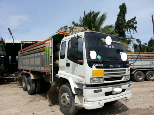 Isuzu Deca 270 Euro 2 แก๊ส 6 ถัง เครื่องดำ แม่ลูก อู่ พงษ์ไพบูรณ์ บ้านโป่ง มี 5 พ่วง