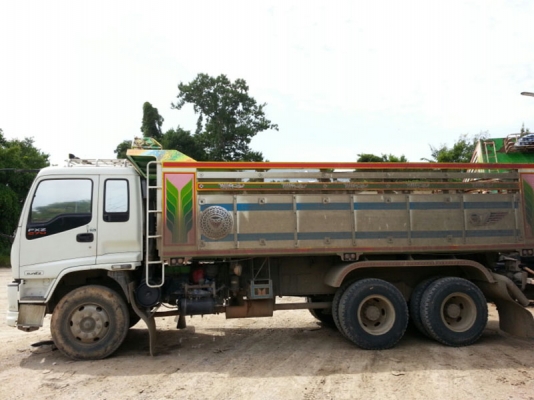 Isuzu Deca 270 Euro 2 แก๊ส 6 ถัง เครื่องดำ แม่ลูก อู่ พงษ์ไพบูรณ์ บ้านโป่ง มี 5 พ่วง