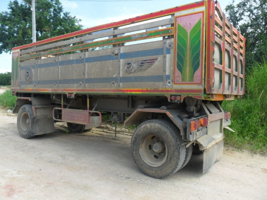 Isuzu Deca 270 Euro 2 แก๊ส 6 ถัง เครื่องดำ แม่ลูก อู่ พงษ์ไพบูรณ์ บ้านโป่ง มี 5 พ่วง