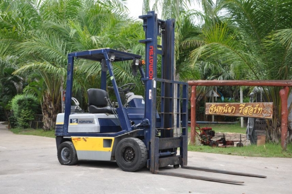 ขายFORKLIFT KOMATSU FG15รุ่น-15(เสาสูง งาสไลด์) สภาพเดิมๆจากญี่ปุ่น ยังไม่เคยใช้งานในไทย 139,000บาท