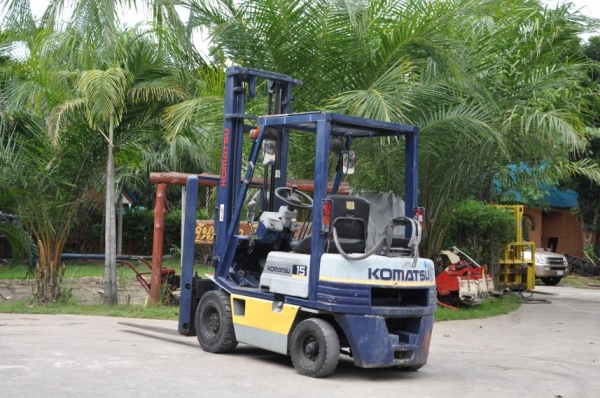 ขายFORKLIFT KOMATSU FG15รุ่น-15(เสาสูง งาสไลด์) สภาพเดิมๆจากญี่ปุ่น ยังไม่เคยใช้งานในไทย 139,000บาท