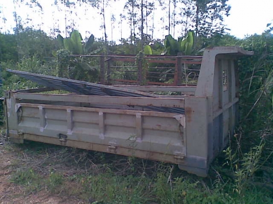 ขายกะบะดั๊มยกลงจาก อีซูซุ NPR กว้าง 2เมตร ยาว 3.50 เมตร คัสซี 75ซม