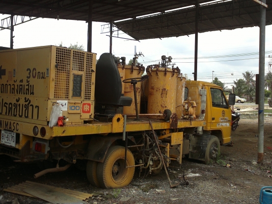 ขาย isuzu npr 115 hp พร้อมอุปกรณ์พ่นสีถนน