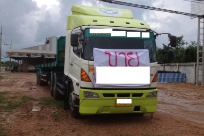 ขายครับหัวลาก Hino series 500 260 แรง NGV แท้ + หางสามมิตร 3 เพลา โทร 088-4501277 ขายครับหัวลาก Hino series 500 260 แรง NGV แท้ + หางสามมิตร 3 เพลา โทร 088-4501277