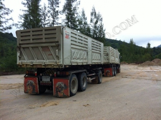 ขายดาวน์รถพ่วง 10 ล้อแม่-ลูก ตัวพ่วงเป็น 3 คานแท้ ขนาด 380 แรงม้า