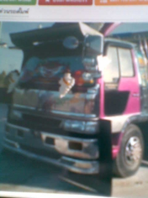 ขายกันสาดสแตนเลส ใส่หัวเก๋งฮีโน่ไฮเทค 10ล้อ ของเก่าญี่ปุ่น