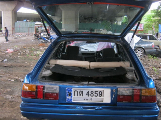 นิสสัน แสตนซ่า FX สวยขับดี แอร์เย็นติดLPG พร้อมขับ