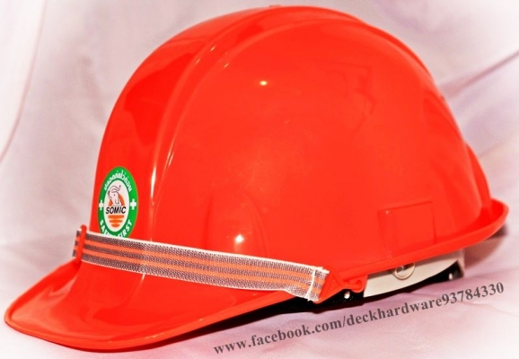 หมวกนิรภัย (safety helmet) สีส้ม ตรา โซมิค Somic
