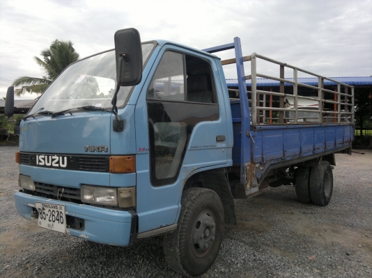 ขายรถ ISUZU NKR55L เครื่อง 4BE1 รถประกอบ กระบะคาร์โก้