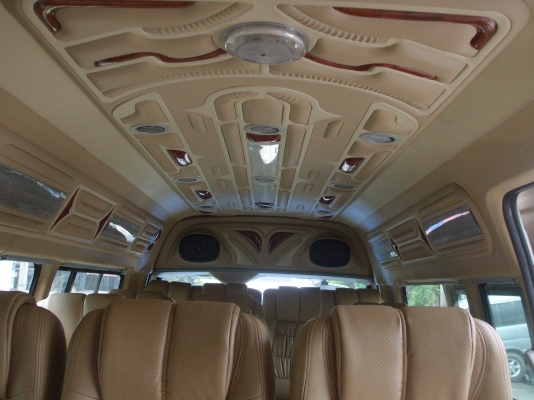 ขายรถตู้commutorปี2009แต่งVIPป้ายเหลืองพร้อมวิน