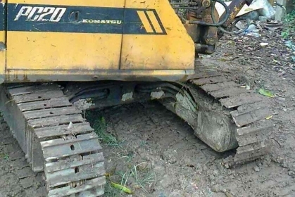 KOMATSU PC20-3 มีลายหัวเจาะ เครื่องช่วงล่างดี