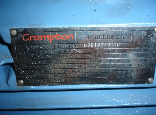 ขายมอเตอร์ crompton 10hp 380v