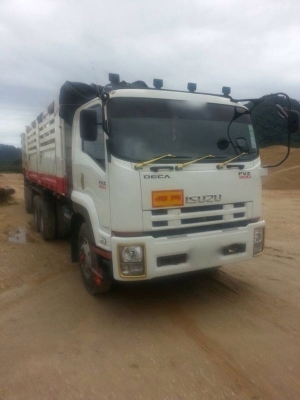 รถอิซูซุ 10 ล้อดั้ม FVZ 300 แรงม้า ปี 55  ( ขาย แม่/ลูก )  สนใจติดต่อ 081 - 6079515