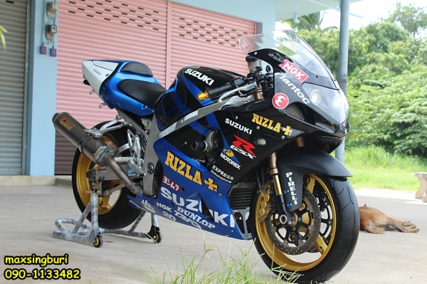 แม็กสิงห์บุรี//SUZUKI GSX-R1000 K1 ปี2001 สภาพหล่อ ท่อสูตร อินวอย+สรรพาสมิตร 155000 (รับเทิร์น)